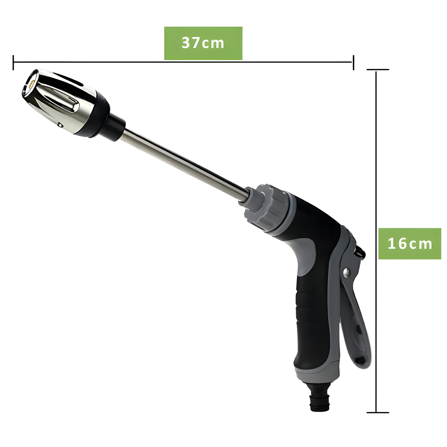 AquaBlitz High-Pressure Spray Gun – Universal Hose Attachment for Powerful Cleaning