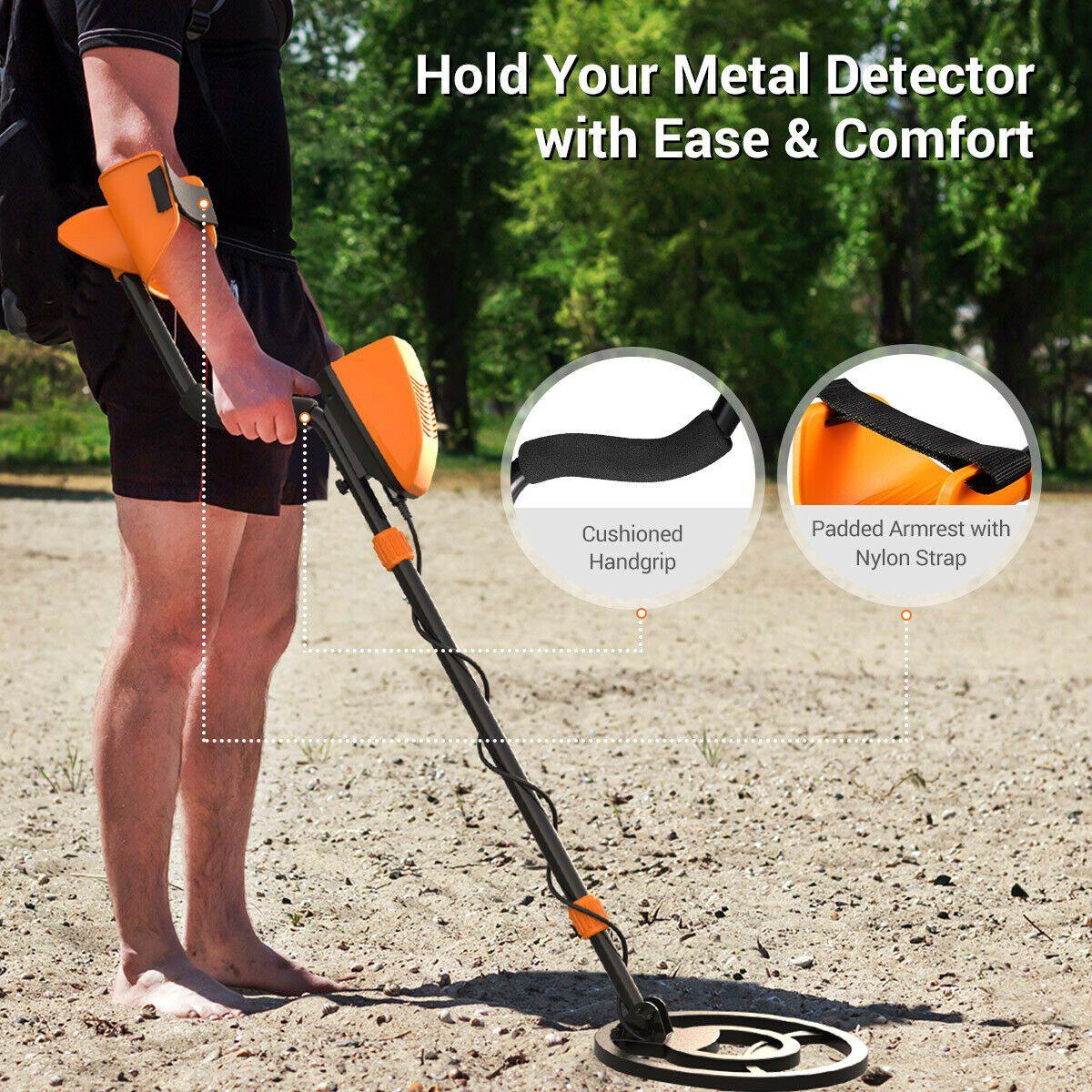 Best Gold Metal Detector | Handheld All-Metal Pinpoint Detector for Adults & Kids