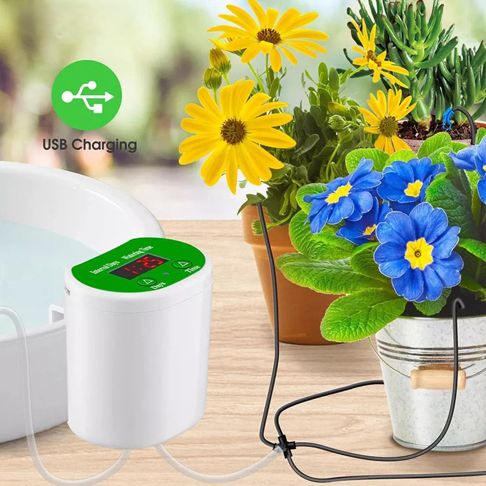 Automatic Watering System for Indoor Plants | Smart Irrigation with Pump & Timer