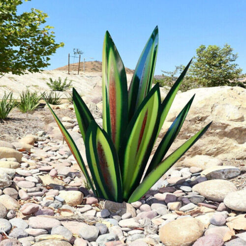 Eternal Agave – Handcrafted Rust-Proof Metal Garden Sculpture for Indoor & Outdoor Decor