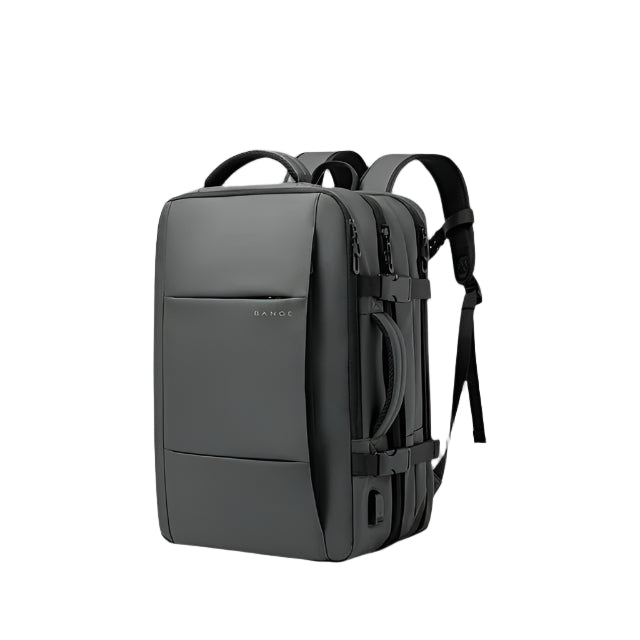 URBANFORM Business Backpack – Expandable, Waterproof, USB Charging Port & 17.3" Laptop Compartment