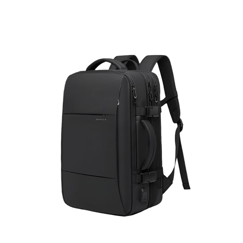URBANFORM Business Backpack – Expandable, Waterproof, USB Charging Port & 17.3" Laptop Compartment