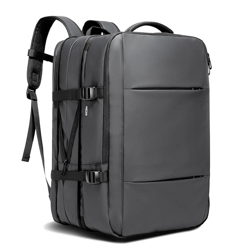 URBANFORM Business Backpack – Expandable, Waterproof, USB Charging Port & 17.3" Laptop Compartment