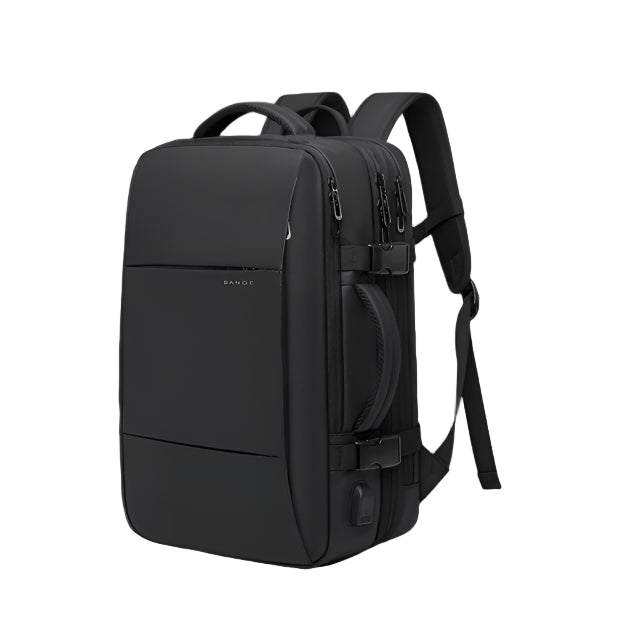 URBANFORM Business Backpack – Expandable, Waterproof, USB Charging Port & 17.3" Laptop Compartment