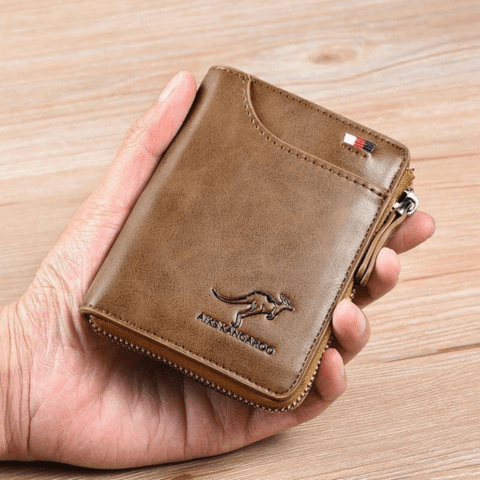 WalletPro – Men’s Genuine Leather RFID Anti-Theft Wallet