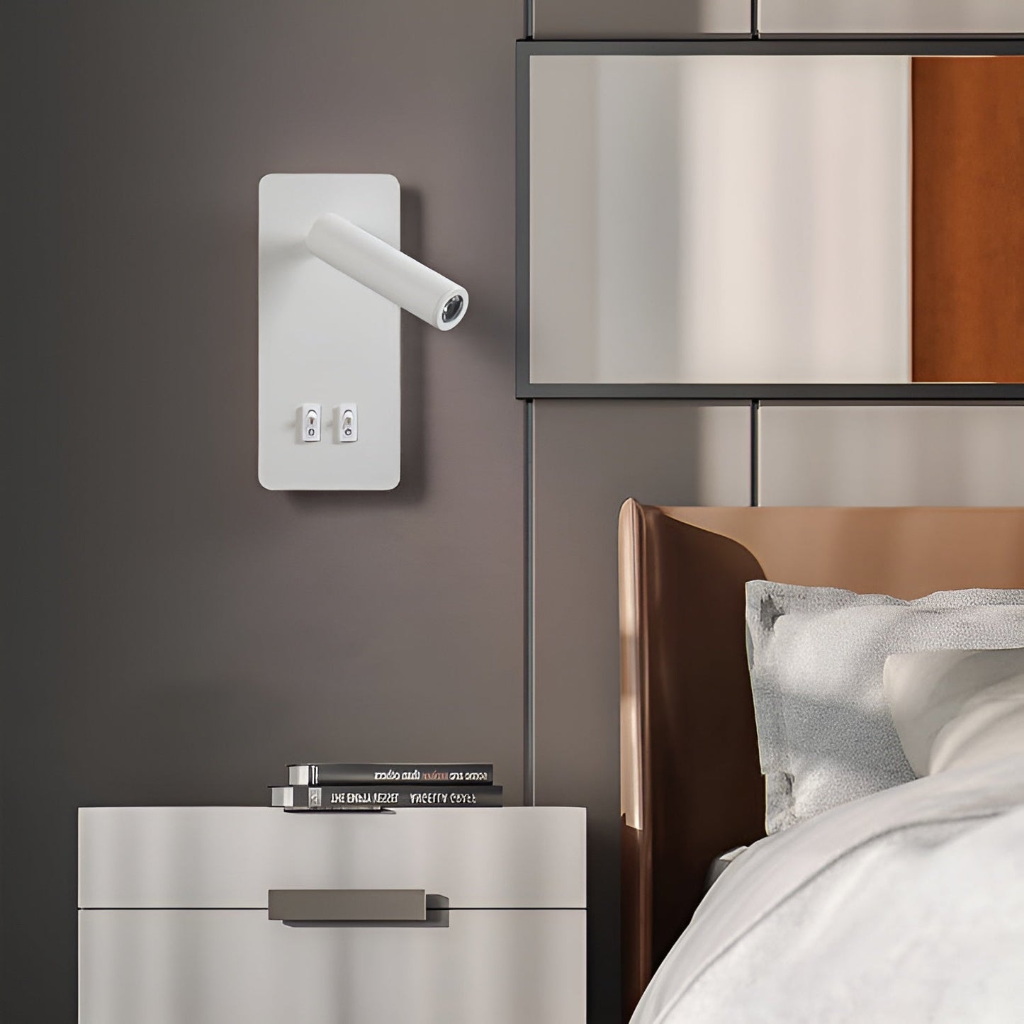 Swivel330 | Minimalist Cylinder Wall Light – Adjustable 330° Rotating LED Sconce