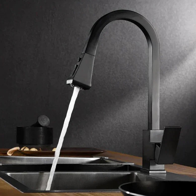Modern Pull-Out Kitchen Tap – Stylish & Flexible Stainless Steel Mixer Faucet