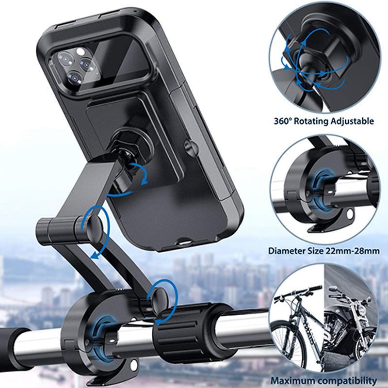 15W Power Bank Waterproof Bike Handlebar Phone Mount