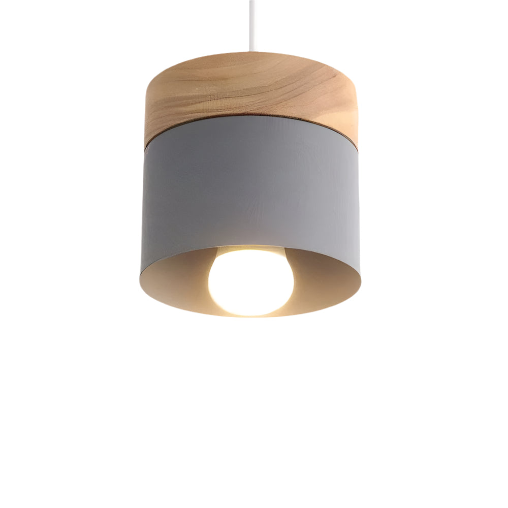 Modern Wooden Pendant Light – Adjustable Height Hanging Lamp for Living Room, Bedroom & Kitchen