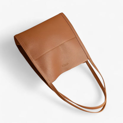 Classic Genuine Leather Shoulder Bag – Elegant & Durable Everyday Handbag for Women