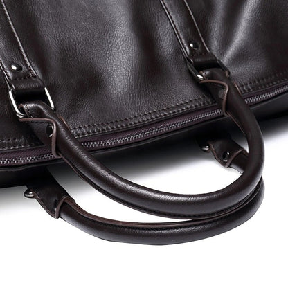 Stylish Leather Men’s Travel Bag – Perfect for Long and Short Trips