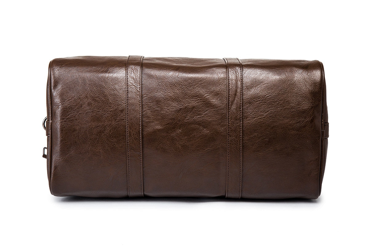 Stylish Leather Men’s Travel Bag – Perfect for Long and Short Trips