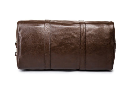 Stylish Leather Men’s Travel Bag – Perfect for Long and Short Trips