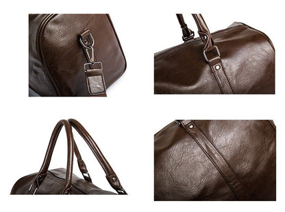 Stylish Leather Men’s Travel Bag – Perfect for Long and Short Trips