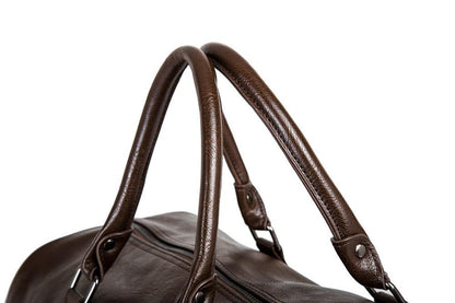 Stylish Leather Men’s Travel Bag – Perfect for Long and Short Trips