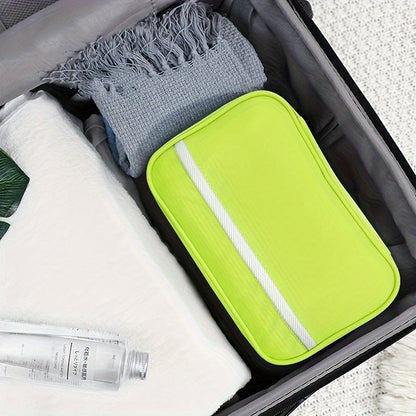 Compact Hanging Toiletry Organiser – Travel Bathroom Storage Bag