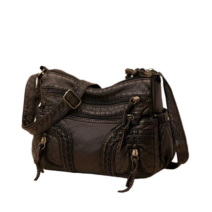 WeaveStyle | Elegant Woven Shoulder Bag – Lightweight, Spacious & Stylish Everyday Handbag