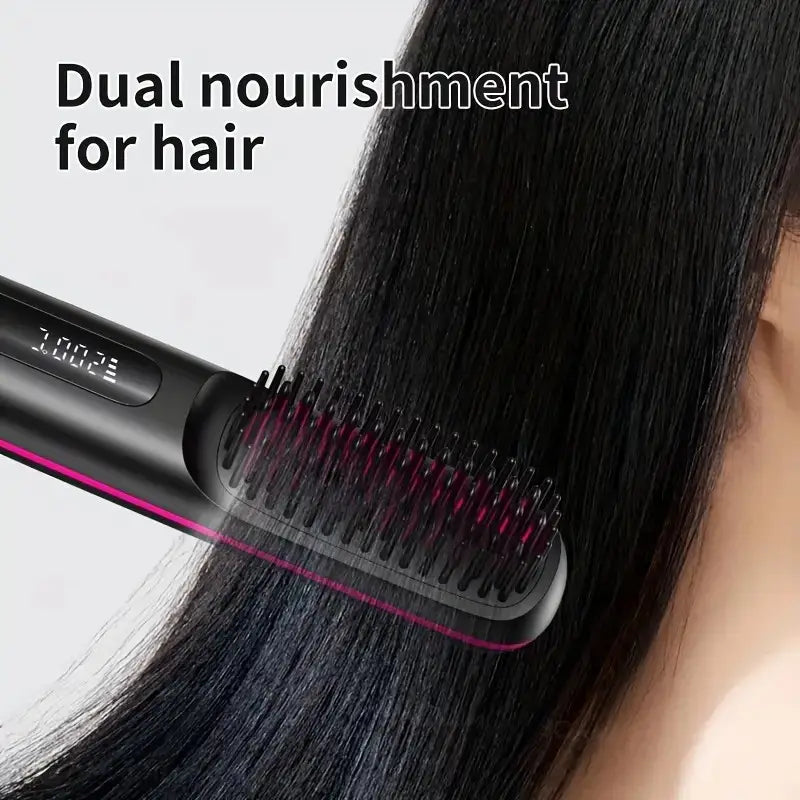 Portable Hair Styling Brush | Smooth & Healthy Hair Anytime, Anywhere