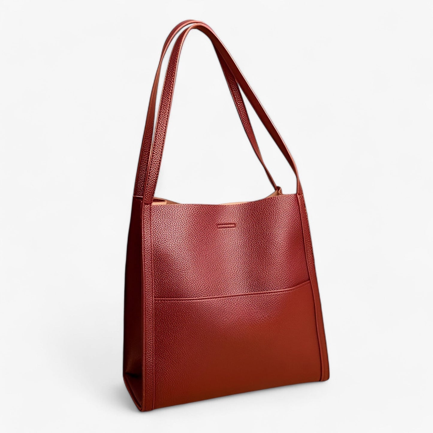 Classic Genuine Leather Shoulder Bag – Elegant & Durable Everyday Handbag for Women