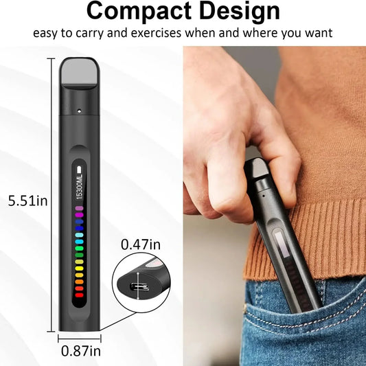 BreathBoost Smart Breathing Trainer – Lung Capacity & Respiratory Muscle Strengthening Device