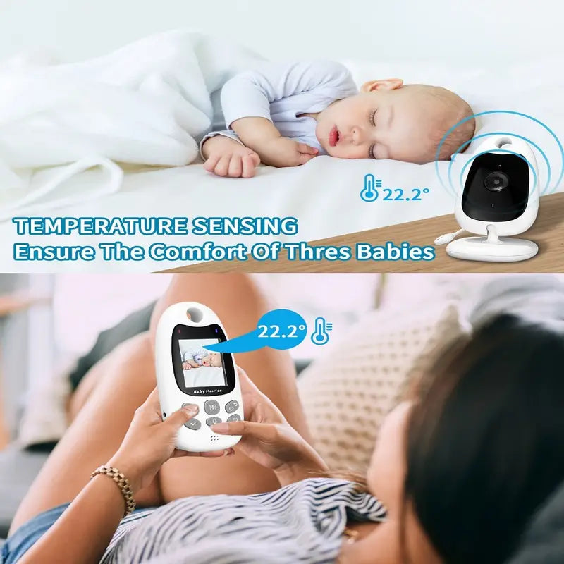 LittleGuard Baby Monitor – Wireless Video & Audio Monitor with Night Vision & Two-Way Talk
