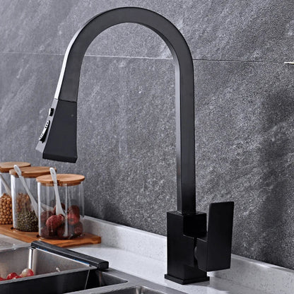 Modern Pull-Out Kitchen Tap – Stylish & Flexible Stainless Steel Mixer Faucet