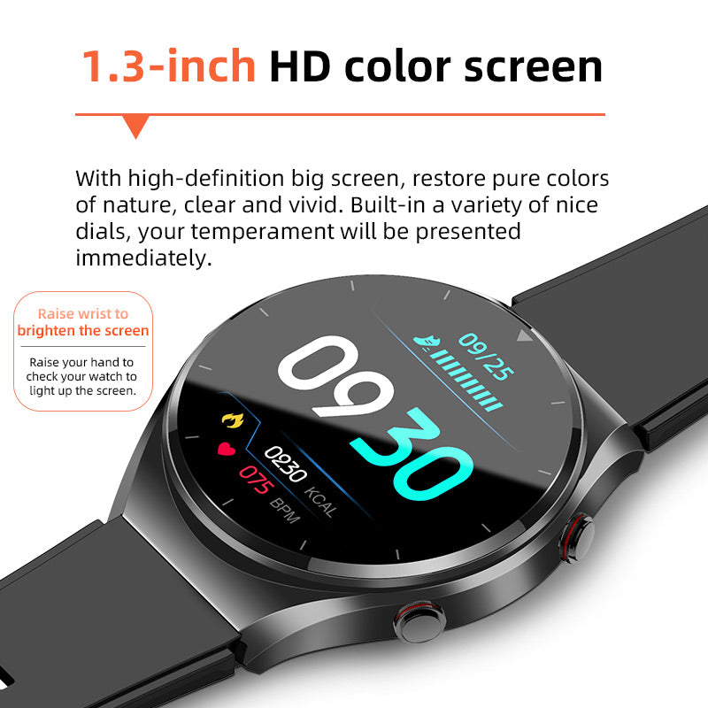 One-Click Blood Sugar|Blood Glucose Blood Pressure ECG|ECG HRV Heart Rate Monitor Health Smart Watch