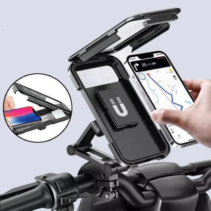 15W Power Bank Waterproof Bike Handlebar Phone Mount