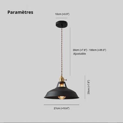 PastelAura – Vintage Pastel Metal Pendant Light for a Soft & Stylish Ambience