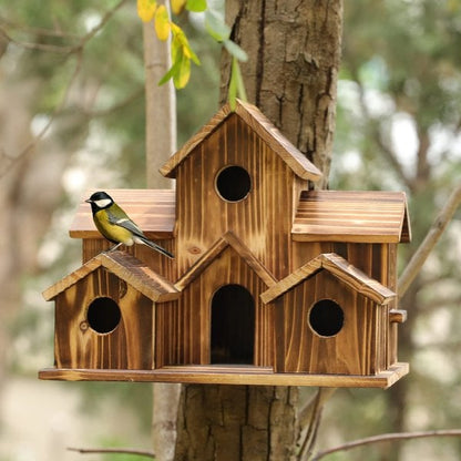 NatureNest – Stylish Handmade Wooden Birdhouse for Garden & Wildlife