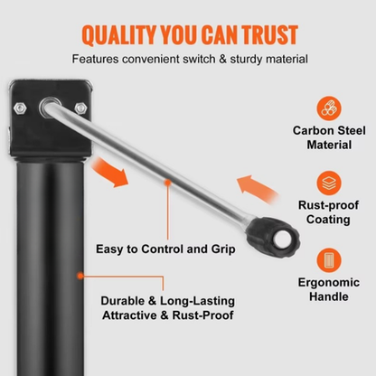 Heavy-Duty A-Frame Trailer Jack with Drop Leg – 5000 lb Lifting Capacity