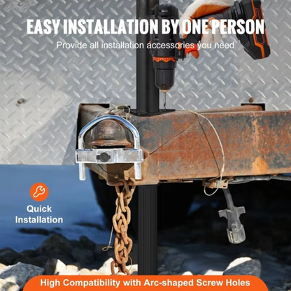 Heavy-Duty A-Frame Trailer Jack with Drop Leg – 5000 lb Lifting Capacity