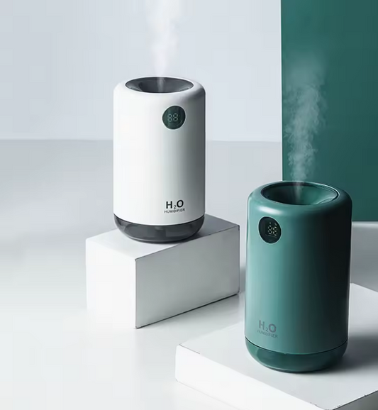 Portable Rechargeable Humidifier – Compact Wireless Air Moisturiser for Home, Office & Travel