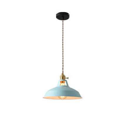 PastelAura – Vintage Pastel Metal Pendant Light for a Soft & Stylish Ambience