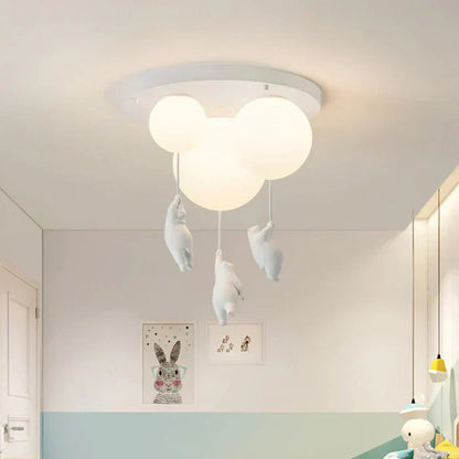 CloudBear Kids Ceiling Light – Bear & Balloon LED Pendant Lamp for Nursery and Bedroom Decor