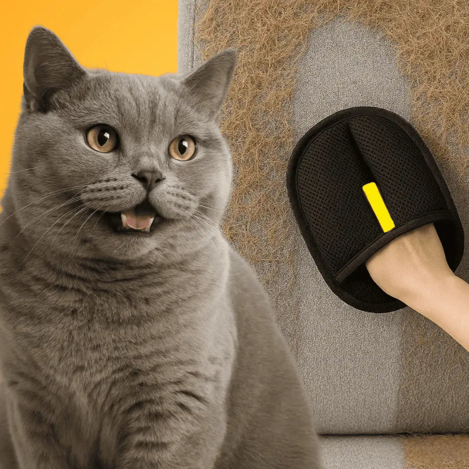FurEase – Pet Hair Removal Glove for All Coat Types | Gentle Grooming & Shedding Solution
