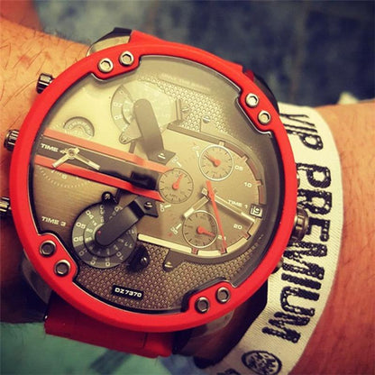 Stainless Steel Chronograph Quartz Watch – Elegant Men’s Luxury Timepiece