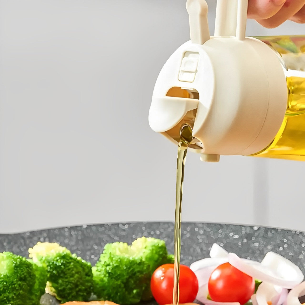 2-in-1 Olive Oil Dispenser & Sprayer – Perfect for Cooking, Salads, and BBQ