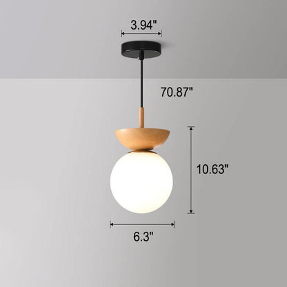 Hikari Japanese LED Ceiling Light – Minimalist Wooden Frame Zen Lamp
