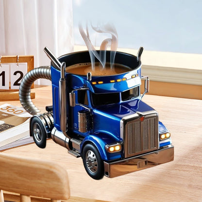 Luxury Ceramic Truck Coffee Mug – Handcrafted Driver Gift | 12–16oz in 6 Colours