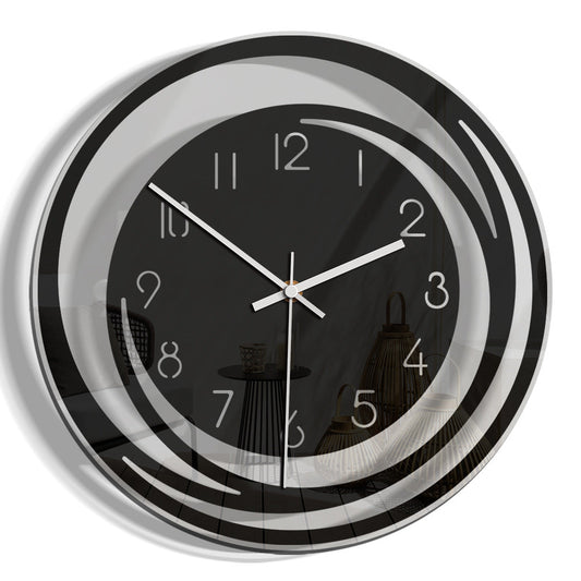 Elegant Silent Acrylic Wall Clock – Modern Round Design for Home & Office