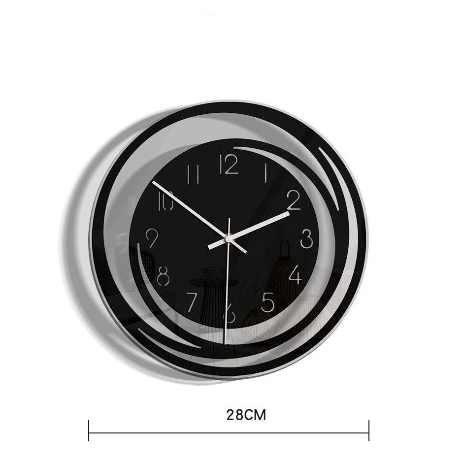 Elegant Silent Acrylic Wall Clock – Modern Round Design for Home & Office