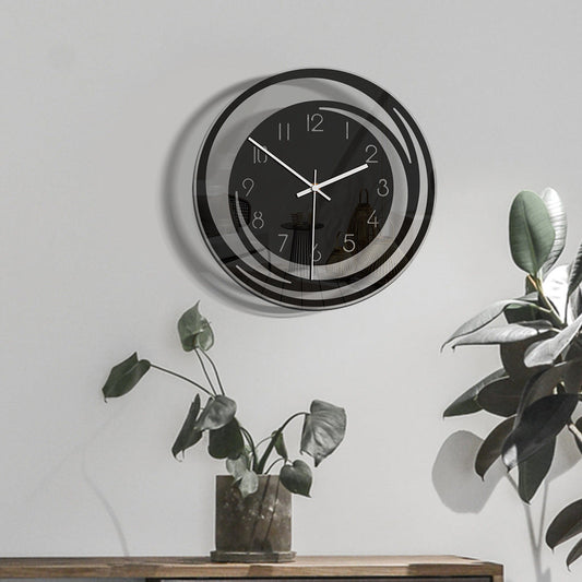 Elegant Silent Acrylic Wall Clock – Modern Round Design for Home & Office