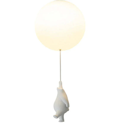 CloudBear Kids Ceiling Light – Bear & Balloon LED Pendant Lamp for Nursery and Bedroom Decor