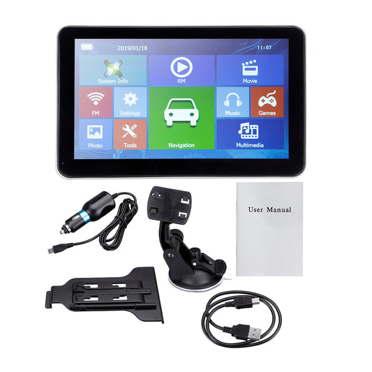 DriveNav Pro – Advanced 7-Inch GPS Navigation System for Cars, Trucks, and Vans with Multimedia Capabilities