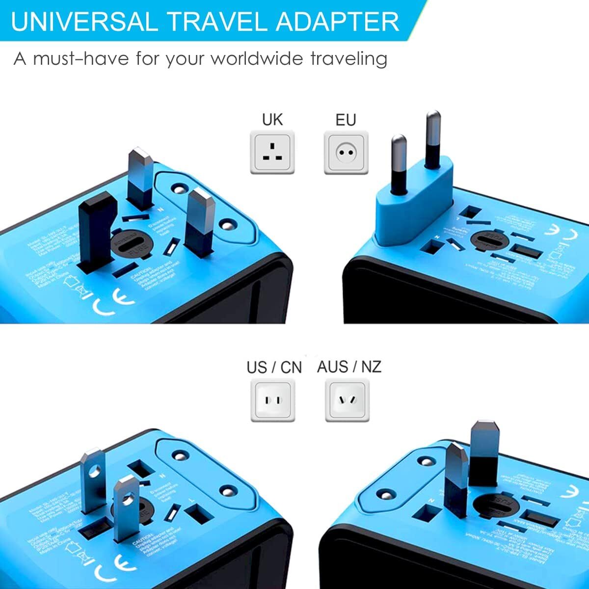 Ultimate Travel Power Hub: All-in-One Universal Adapter