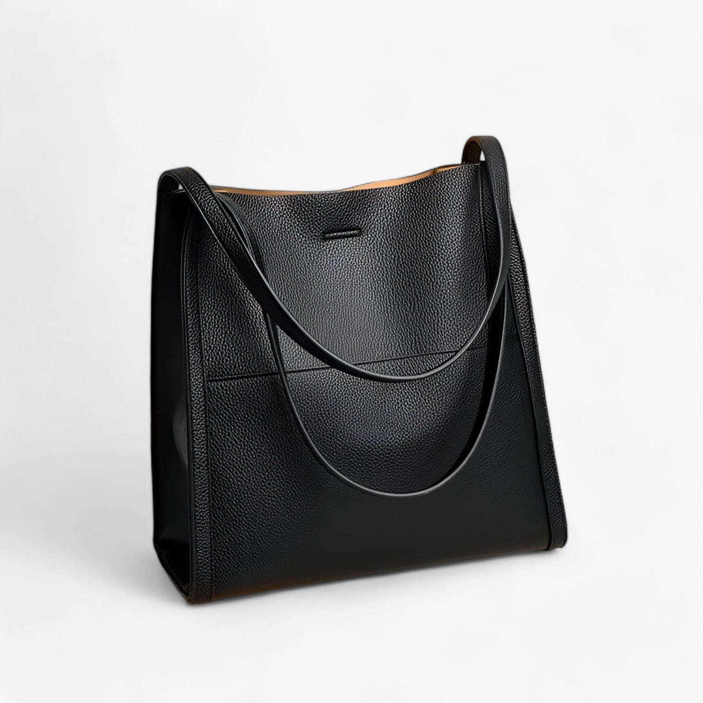 Classic Genuine Leather Shoulder Bag – Elegant & Durable Everyday Handbag for Women