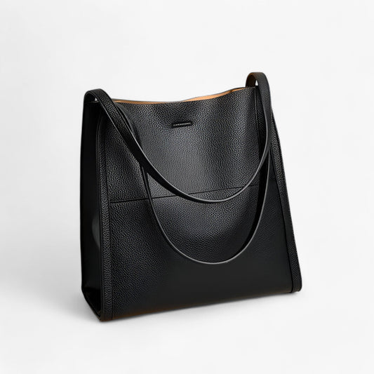 Classic Genuine Leather Shoulder Bag – Elegant & Durable Everyday Handbag for Women