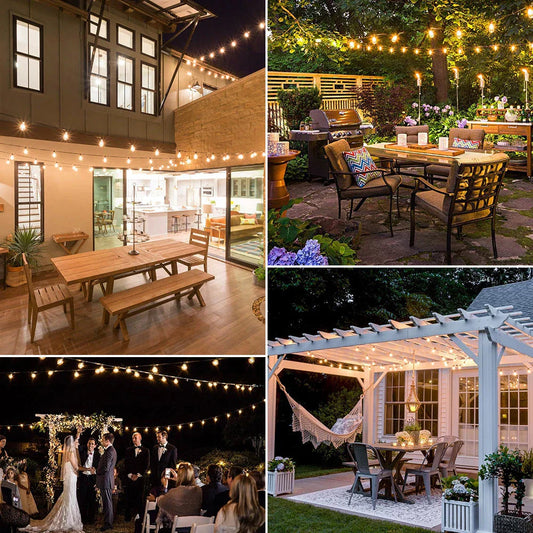 Weatherproof Outdoor LED String Lights – Garden, Patio & Festive Lighting