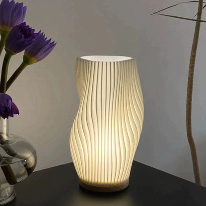 Wavecrest Table Lamp – Soft Glow Designer Lamp with Dimmable Warm & Natural White Light